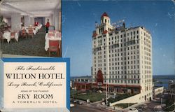 Wilton Hotel Long Beach, CA Postcard Postcard Postcard