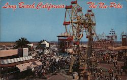 The Nu-Pike's Double Ferris Wheel Postcard