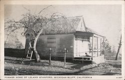 Former home of Leland Stanford Postcard