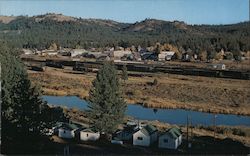 Birds eye view Postcard