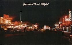 Guerneville at Night Postcard