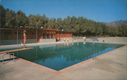 Swimming Pool, Furnace Creek Ranch Death Valley, CA Postcard Postcard Postcard