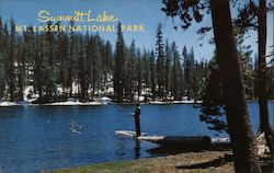 Summitt Lake, Mt. Lassen National Park Postcard