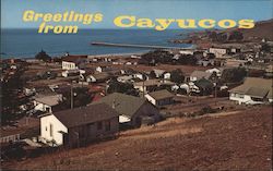 Seacoast Town Noted for Fishing and Summer Beach Fun Postcard