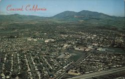 Fast Growing Concord, California Mt. Diablo in Background Postcard Postcard Postcard