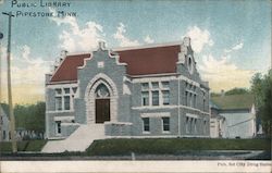 Public Library Postcard