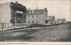 Business Section Marion, ND Postcard Postcard Postcard