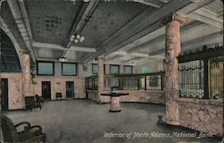 Interior of North Adams, National Bank Massachusetts Postcard Postcard Postcard