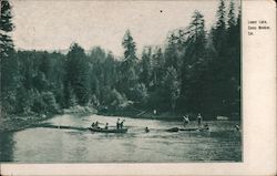 Lower Lake, Camp Meeker Postcard