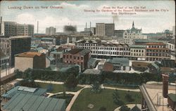 Looking Down on New Orleans Postcard