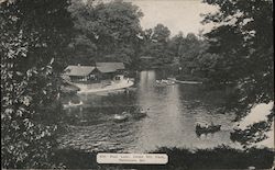 Boat Lake at Druid Hill Park Baltimore, MD Postcard Postcard Postcard