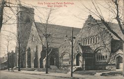 Holy Trinity and Parish Building West Chester, PA Postcard Postcard Postcard