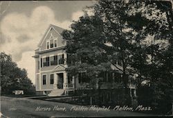 Nurses Home, Malden Hospital Postcard