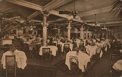 Main Dining Room, Davenport's Postcard