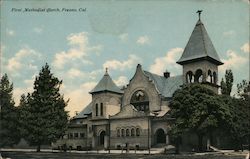 First Methodist Church Fresno, CA Postcard Postcard Postcard