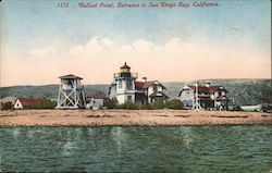 Ballast Point, Entrance to San Diego Bay Postcard