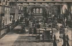 Music Room, Glenwood Mission Inn Postcard