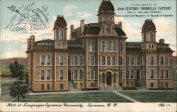 Hall of Languages Syracuse University Postcard