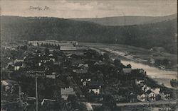 Aerial View Siverly, PA Postcard Postcard Postcard