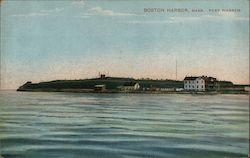 Boston Harbor Postcard