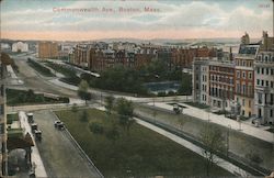 Commonwealth Ave. Boston, MA Postcard Postcard Postcard