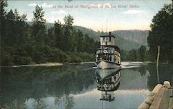 At. the Head of Navigation of St. Joe River Postcard