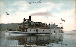 Bound for Shadowy St. Joe RIver Postcard