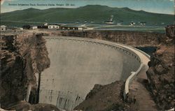 Salmon Irrigation Dam, Southern Idaho, Height 220 feet Castleford, ID Postcard Postcard Postcard