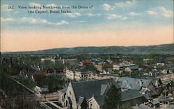 View looking Northwest from the Dome of the Capitol Postcard