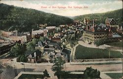 Heart of Hot Springs Postcard