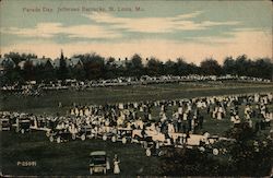 Parade Day, Jefferson Barracks Postcard