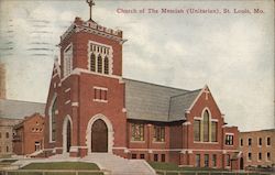 Church of the Messiah(Unitarian) St. Louis, MO Postcard Postcard Postcard