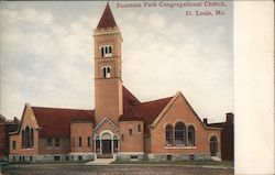 FOUNTAIN PARK CONGREGATIONAL CHURCH Postcard