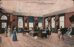 Anheuser Busch St. Louis Visitors Reception Room Postcard