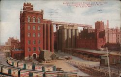 Barley Cleaning House and Elevators Anheuser-Busch Brewing Plant St. Louis, MO Postcard Postcard Postcard