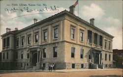 Public Library Postcard