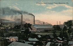 Atlas Portland Cement Plant Hannibal, MO Postcard Postcard Postcard