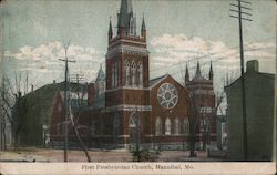 First Presbyterian Church Postcard