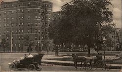 Buckingham Hotel, Entrance to Forest Park Postcard