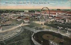 Birds-Eye View, Fairyland Park, 75th and Prospect Kansas City, MO Postcard Postcard Postcard