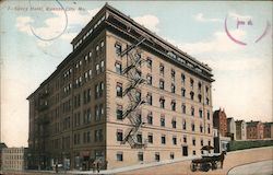 Savoy Hotel Kansas City, MO Postcard Postcard Postcard