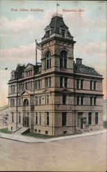 Post Office Building Postcard