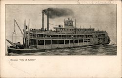 Steamer "City of Saltillo" Steamers Postcard Postcard Postcard