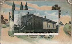 Jesse James' Home Postcard