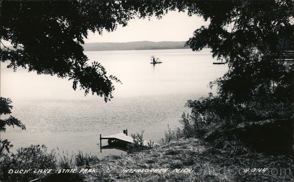 Duck Lake State Park Interlochen, MI Postcard