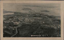 Bird's Eye View of Yellowknife Northwest Territories Canada Postcard Postcard Postcard