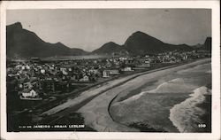 Rio De Janeiro - Praia Leblon Brazil Postcard Postcard Postcard