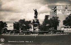 Monumento a Colón Mexico City, DF Postcard Postcard Postcard