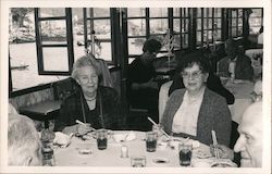 Women with Chopsticks, Tai Pak Floating Restaurant, Tourists Postcard