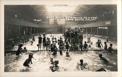 Long Beach Bath House Plunge California Postcard Postcard Postcard